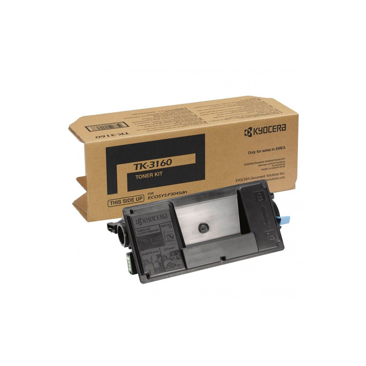 Toner Adaptable Kyocera TK-3160 / Noir