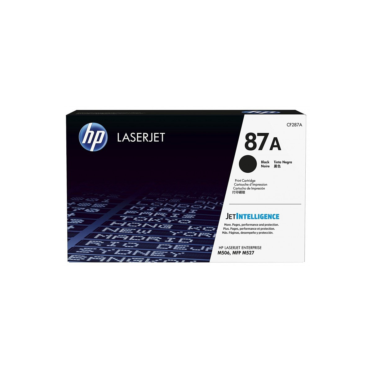 Cartouche de toner HP 87A LaserJet noir originale / 8 550 pages CF287A