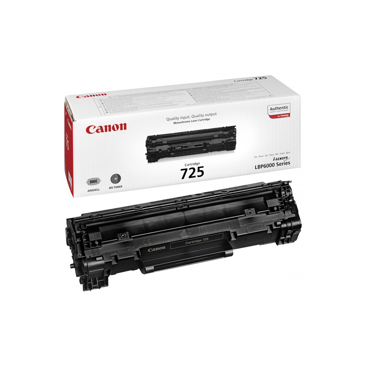 TONER LASER ORIGINAL CANON EP-725 POUR LBP 6000/6020/6030