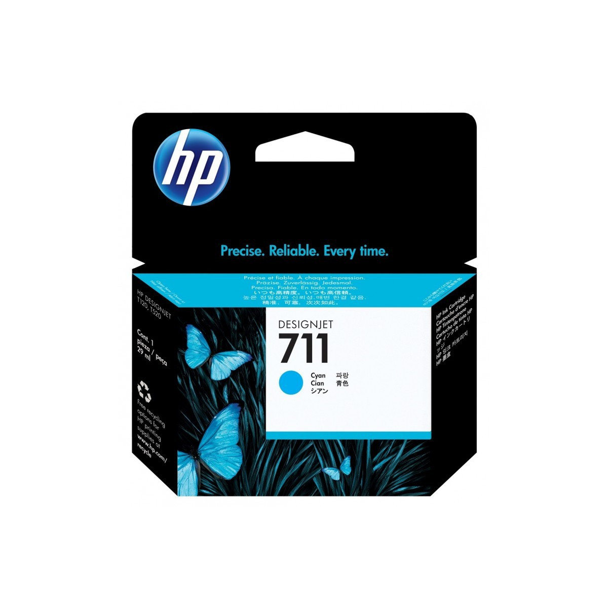 Cartouche Originale HP 711 Cyan 29 ml