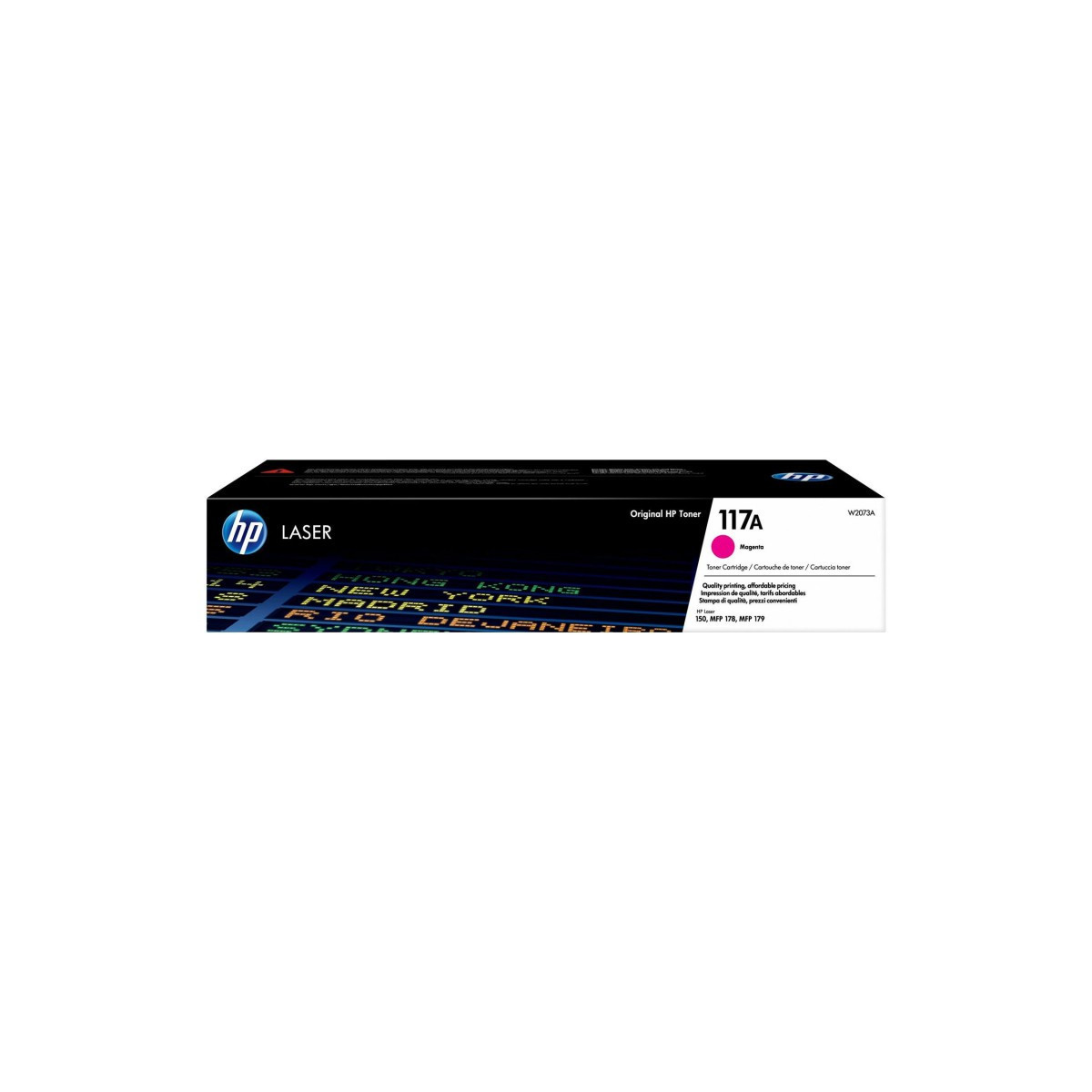 Cartouche de toner laser authentique HP 117A Magenta / W2073A