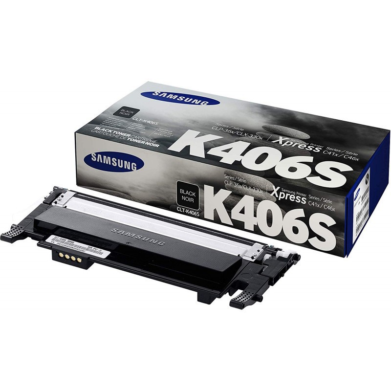 Toner Original Samsung CLT-K406S / Noir