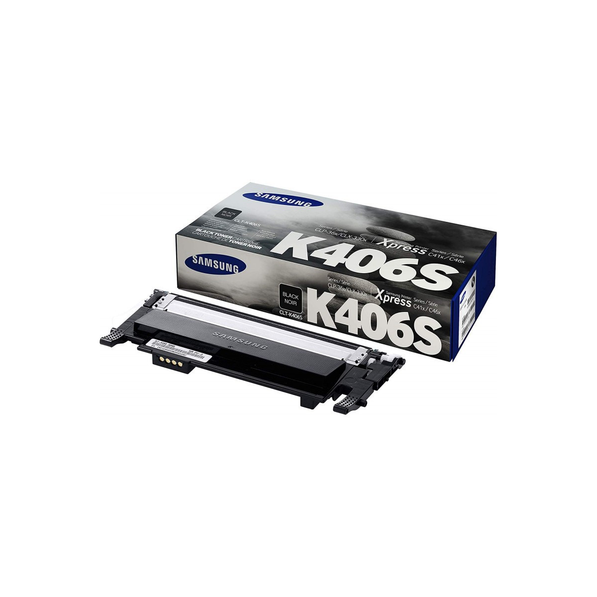 Toner Original Samsung CLT-K406S / Noir