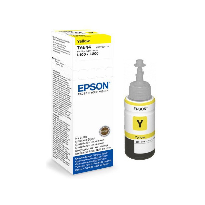 Bouteille d’encre Epson T6644 Yellow 70ml