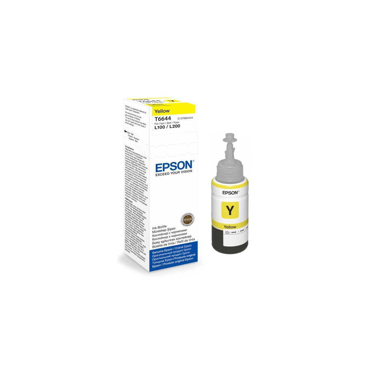 Bouteille d’encre Epson T6644 Yellow 70ml