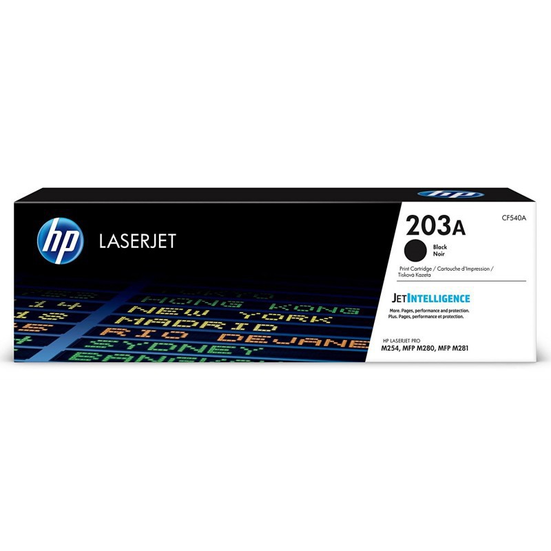 HP 203A cartouche de toner LaserJet noir authentique / CF540A