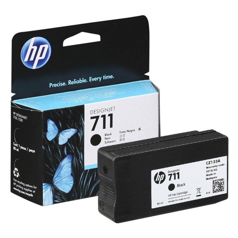 Cartouche Originale HP 711 Noir 80 ml