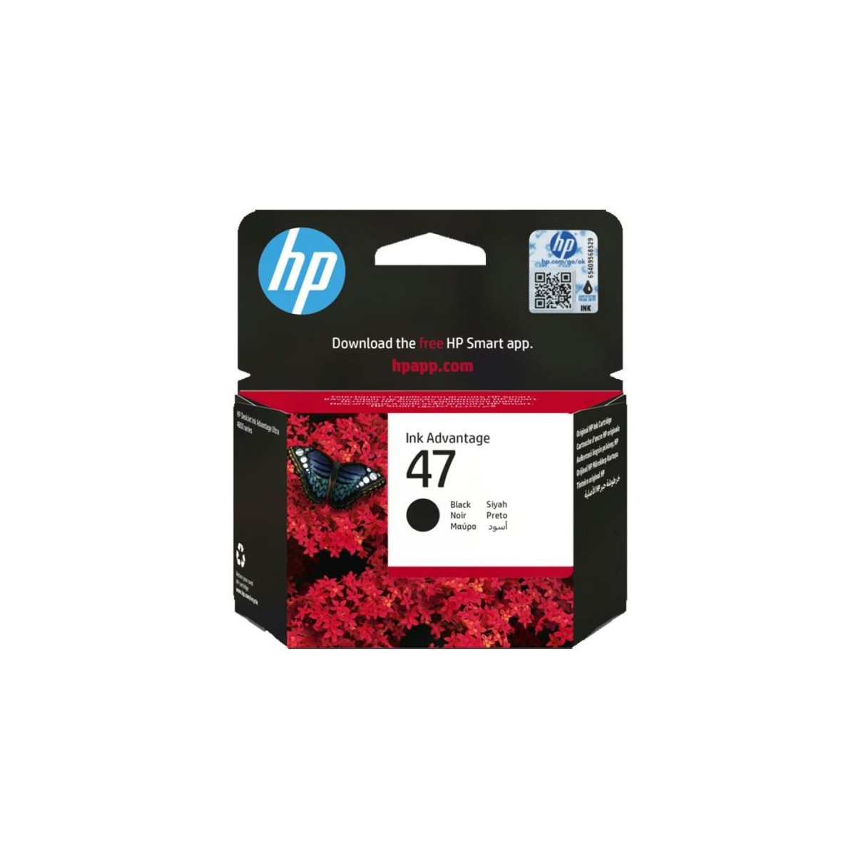 CARTOUCHE HP ORIGINALE HP 47 / Noir