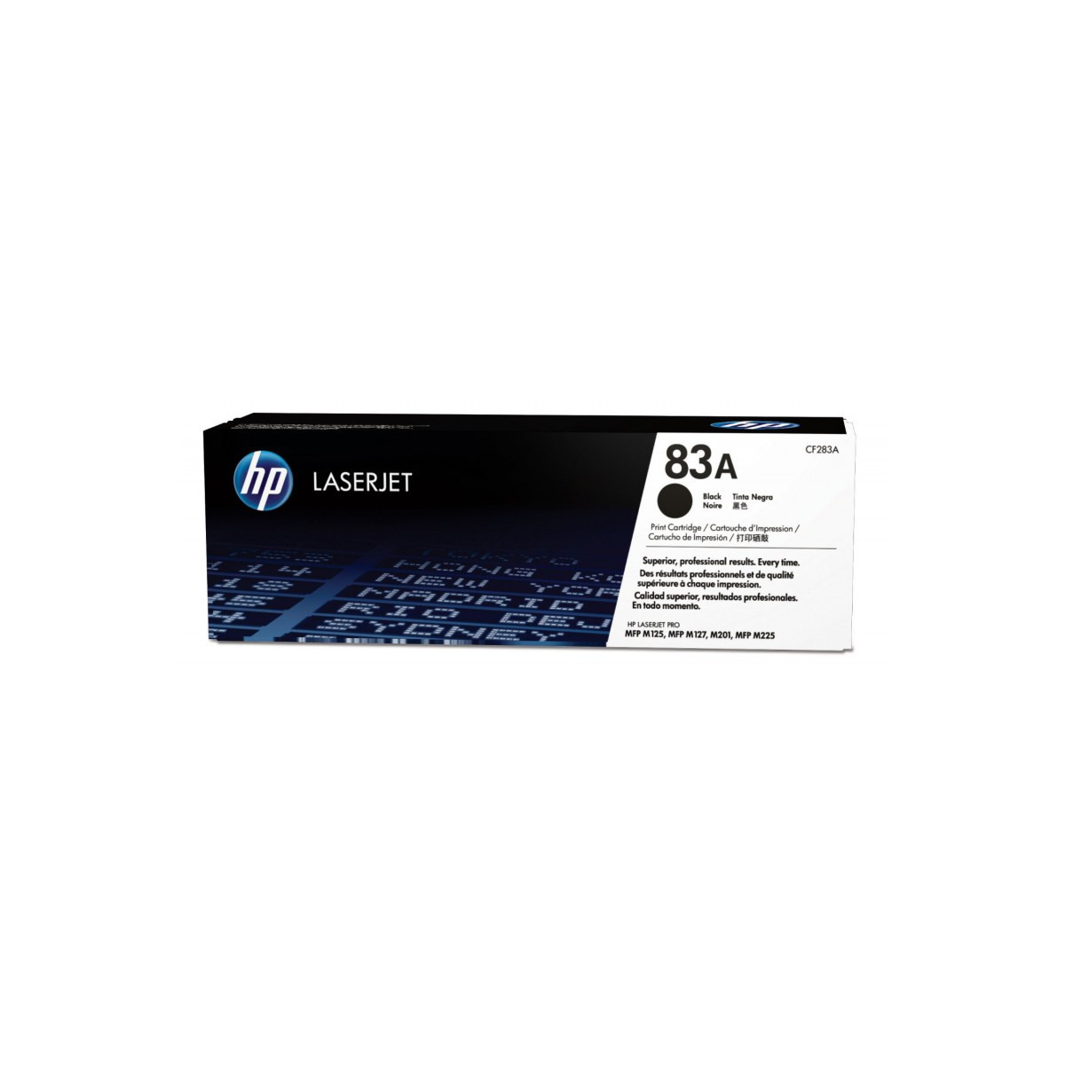 Cartouche de toner HP 83A LaserJet noir originale / 1 500 pages CF283A