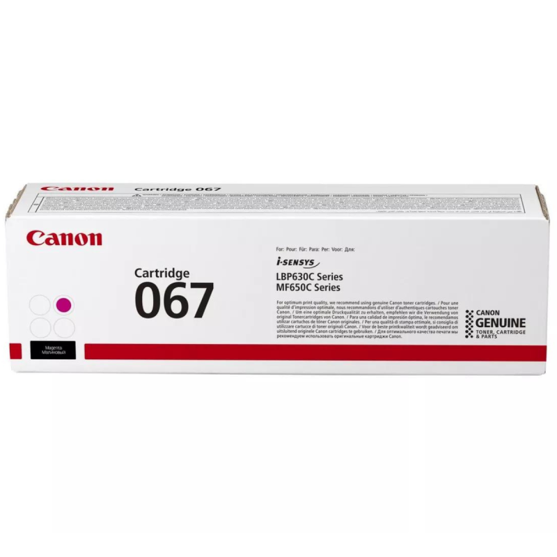 Toner Originale Laser Canon 067 / Magenta / 1250 Pages