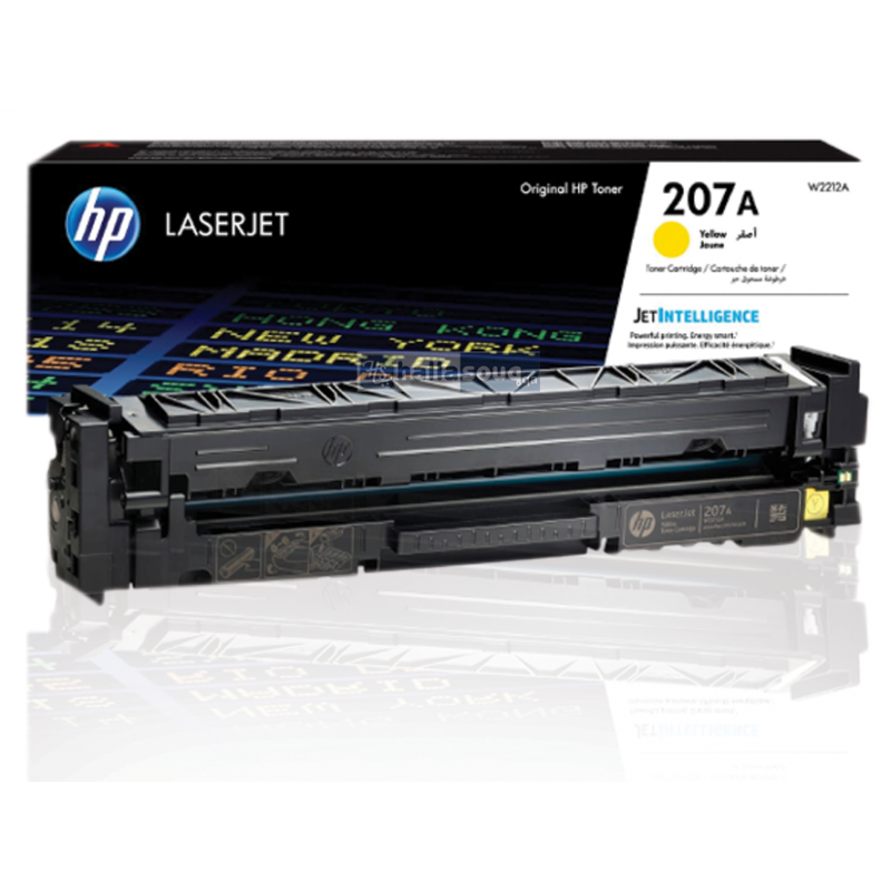 Cartouche de toner HP 207A jaune LaserJet originale /1 250 pages W2212A