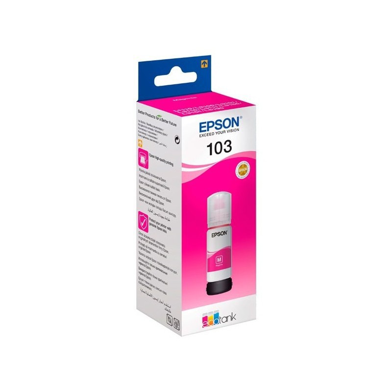 Bouteille d’encre Originale Epson EcoTank 103 / Magenta