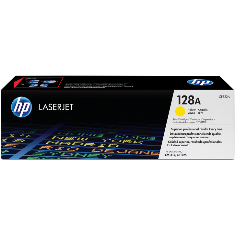 Toner Original Laserjet HP 128A Jaune