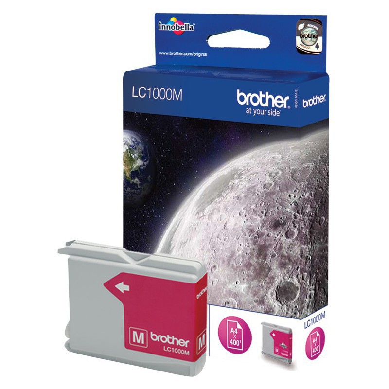 Cartouche Jet d’encre Originale Brother LC1000M / Magenta