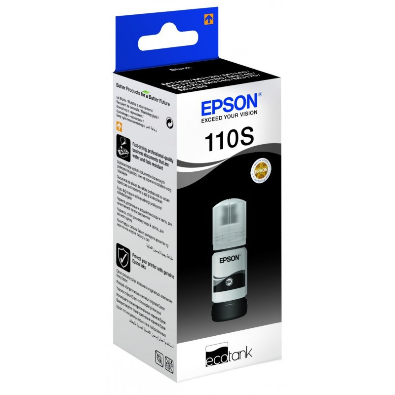 Bouteille d’encre Originale Epson EcoTank 110S / Noir