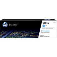 Toner Grande Capacité Original HP 203X pour LaserJet / Cyan