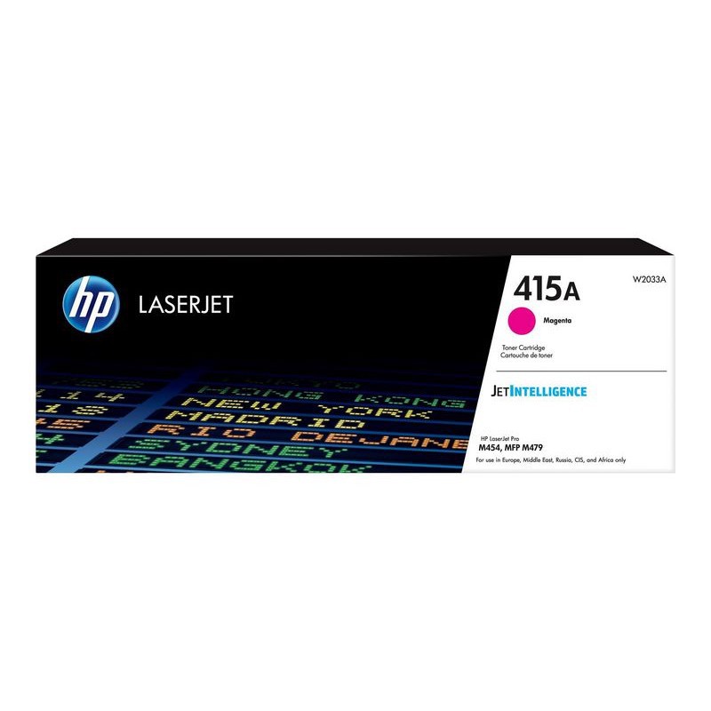 Cartouche de toner HP 415A magenta LaserJet originale / 2 100 pages W2033A