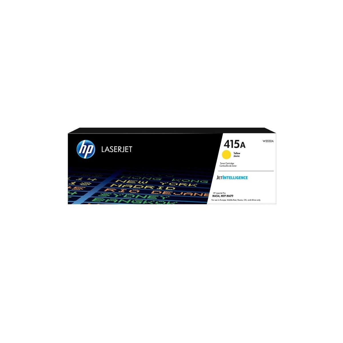 Cartouche de toner HP 415A jaune LaserJet originale / 2 100 pages W2032A