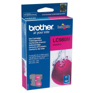 Cartouche Jet d’encre Originale Brother LC980M / Magenta