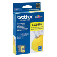 Cartouche Jet d’encre Originale Brother LC980Y / Jaune