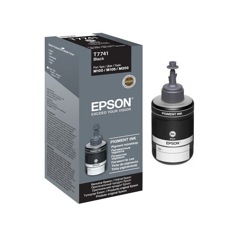 Bouteille d’encre Epson T7741 Noir 140ml