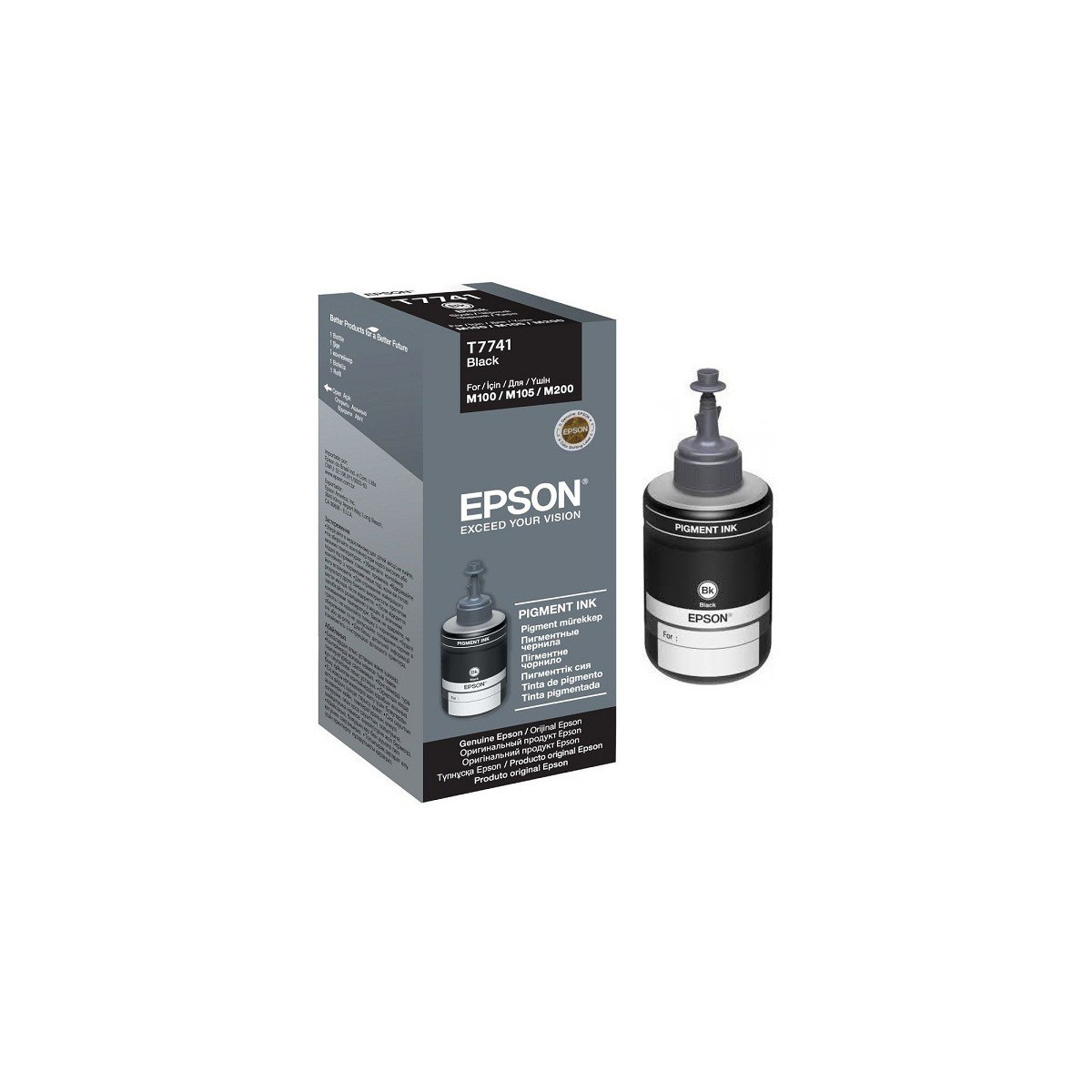 Bouteille d’encre Epson T7741 Noir 140ml