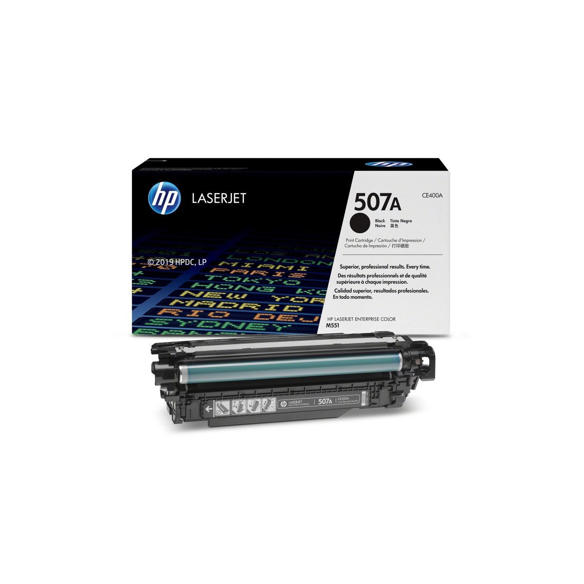 TONER ORIGINAL HP 507A – CE400A / NOIR