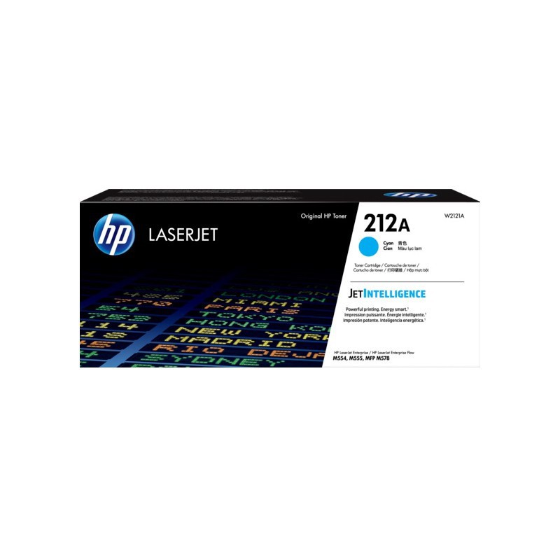 Toner Original HP 212A LaserJet Authentique / Cyan