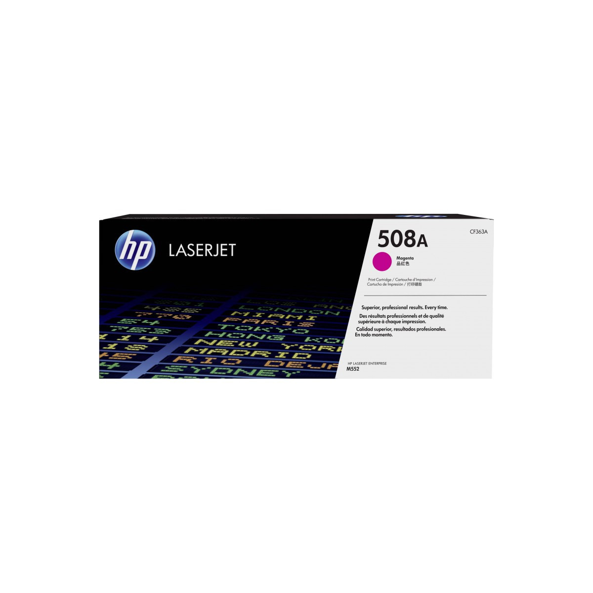 Cartouche de toner HP 508A LaserJet Magenta originale / 5 000 pages CF363A