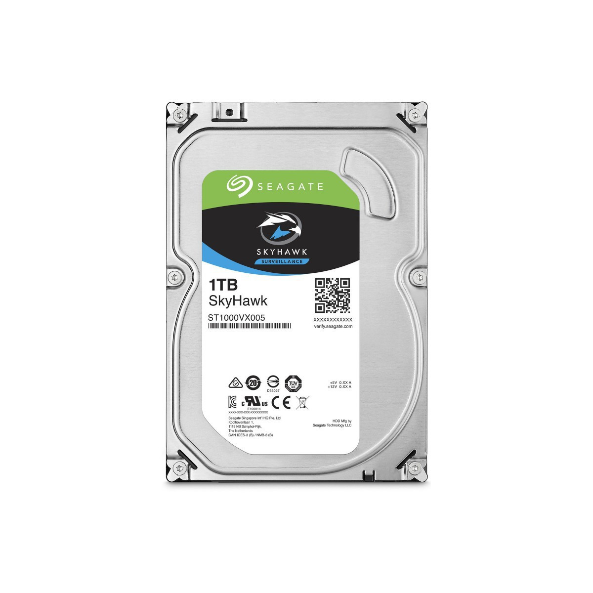 Disque Dur Interne 3.5″ Seagate SkyHawk Surveillance 1 To