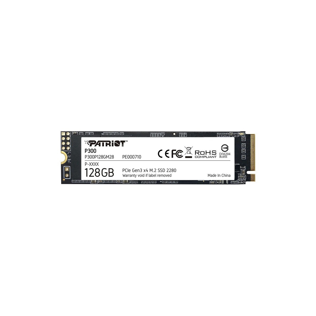 Disque Dur SSD M.2 2280 PCIe Patriot P300 / 128 Go