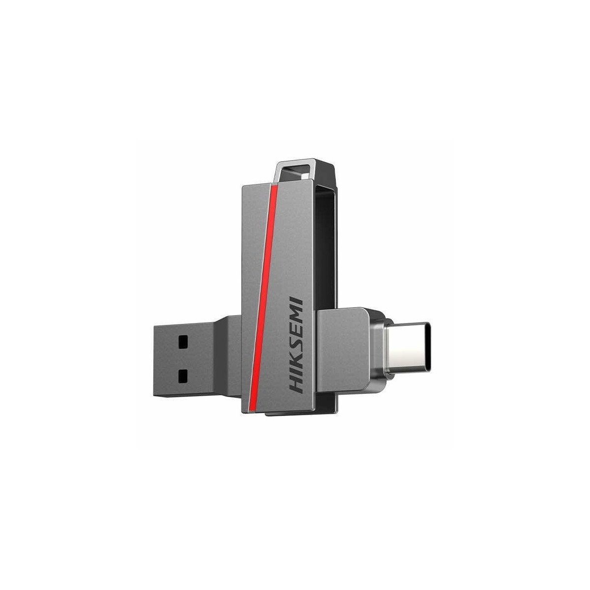 Clé USB Type C Hiksemi E307C 16 Go / USB 3.2 / Gris