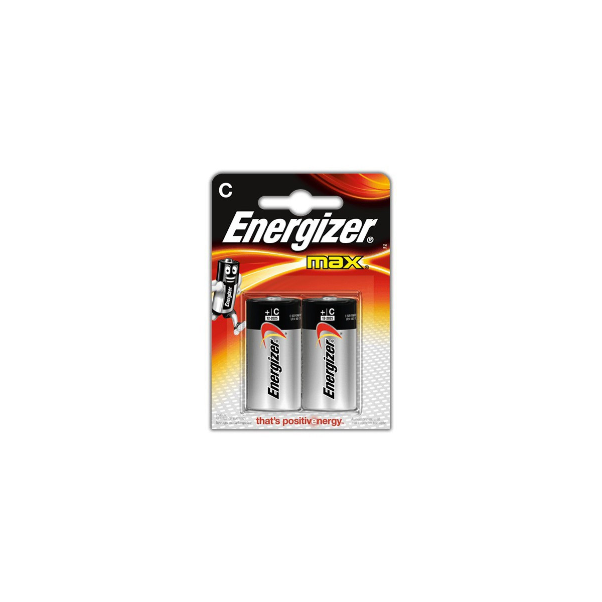 2x Piles Energizer Max C