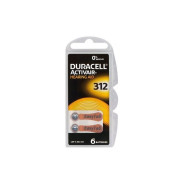 6x Piles Bouton DURACELL Hearing Aid pour appareeils auditifs ZA 312