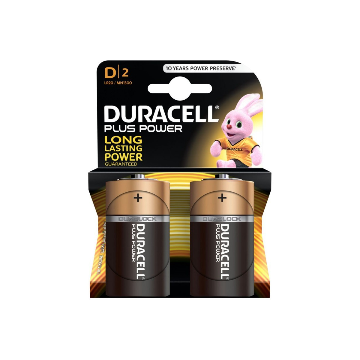 Pile Duracell Plus Power D2