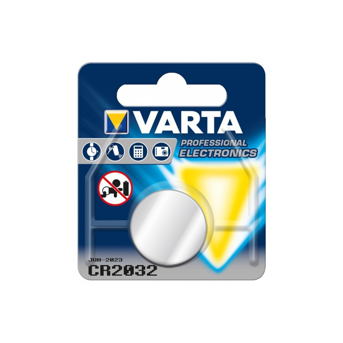 Pile Bouton 3V Varta Lithium CR2032