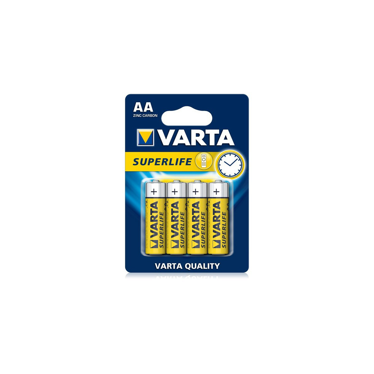 4x Piles AA Varta SuperLife R06 BP4