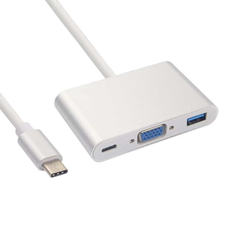 USB 3.1 Type-C TO VGA ADAPTER 3 IN 1