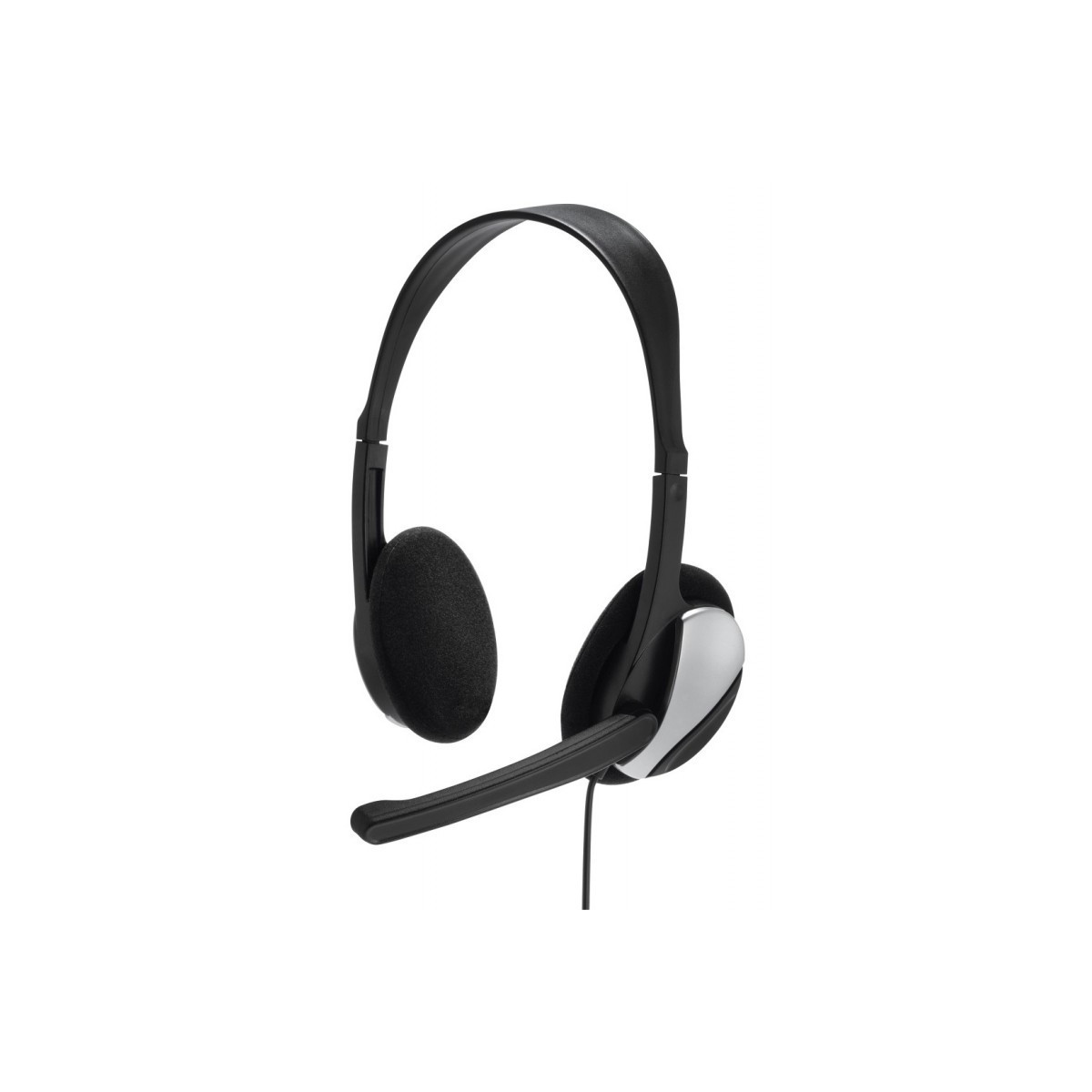 Casque-micro stéréo Hama “HS-P100” de bureau pour PC / Noir