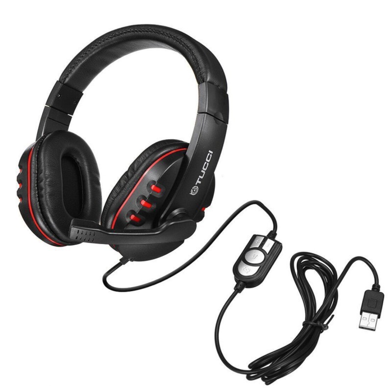 Casque Micro Gamer TUCCI Q3 USB / Noir