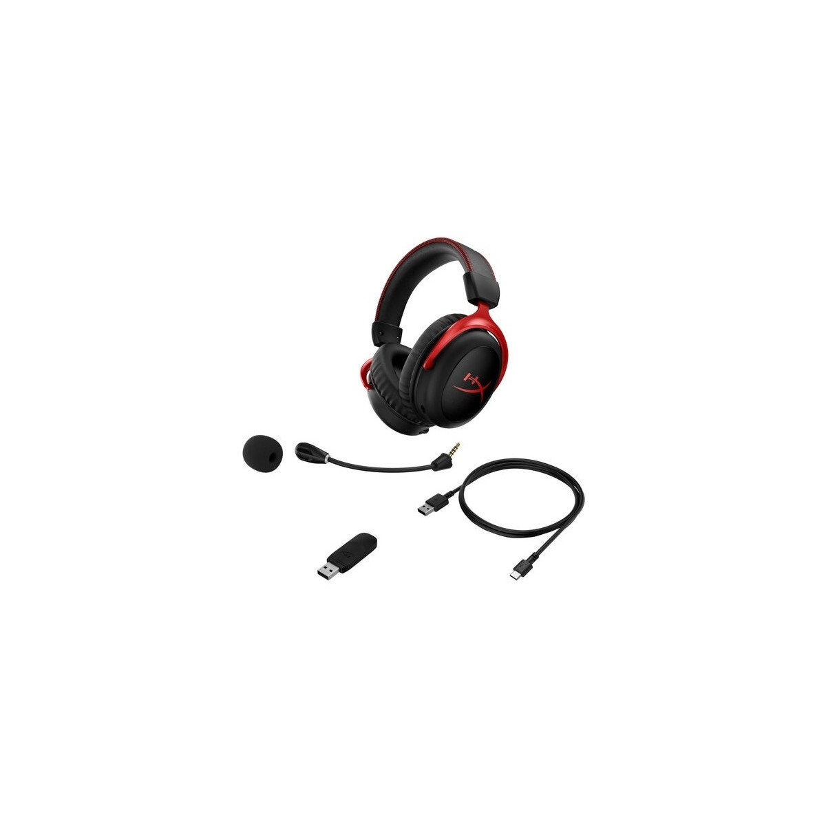 Casque gaming HyperX Cloud II Sans Fil / Noir & Rouge