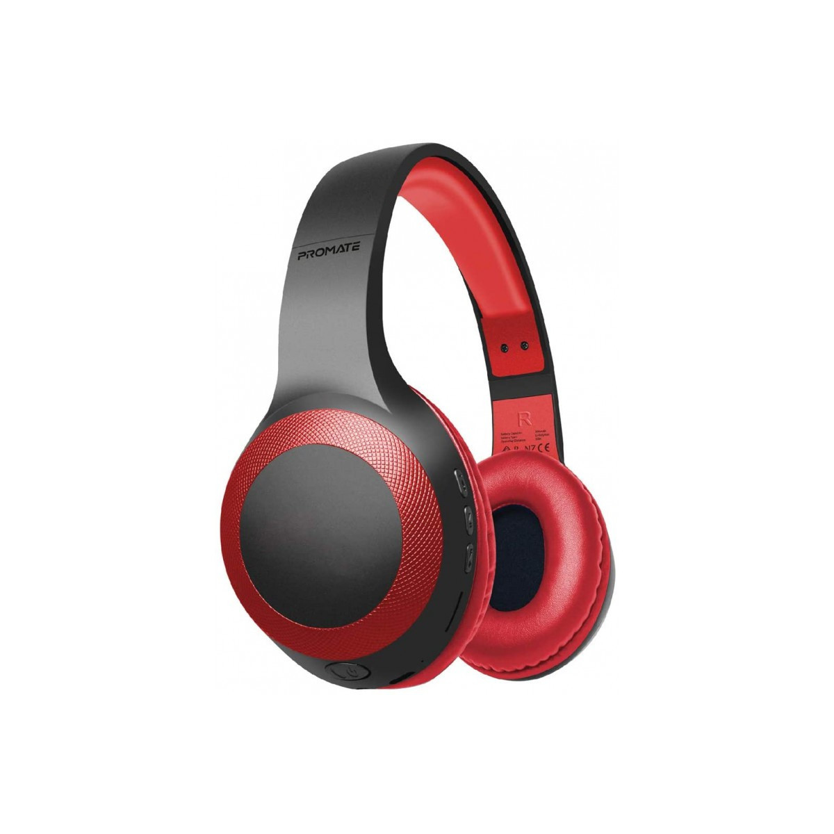 Casque Sans Fil Bluetooth PROMATE Laboca / Rouge