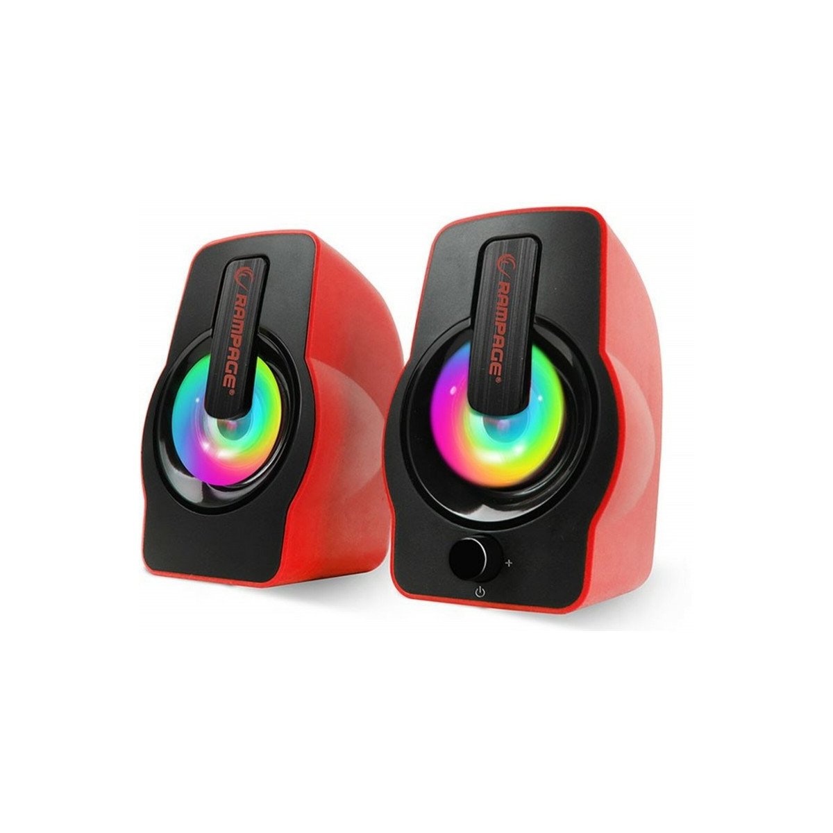 Haut Parleur USB Rampage 2.0 RMS-G7 / 6W / Rouge