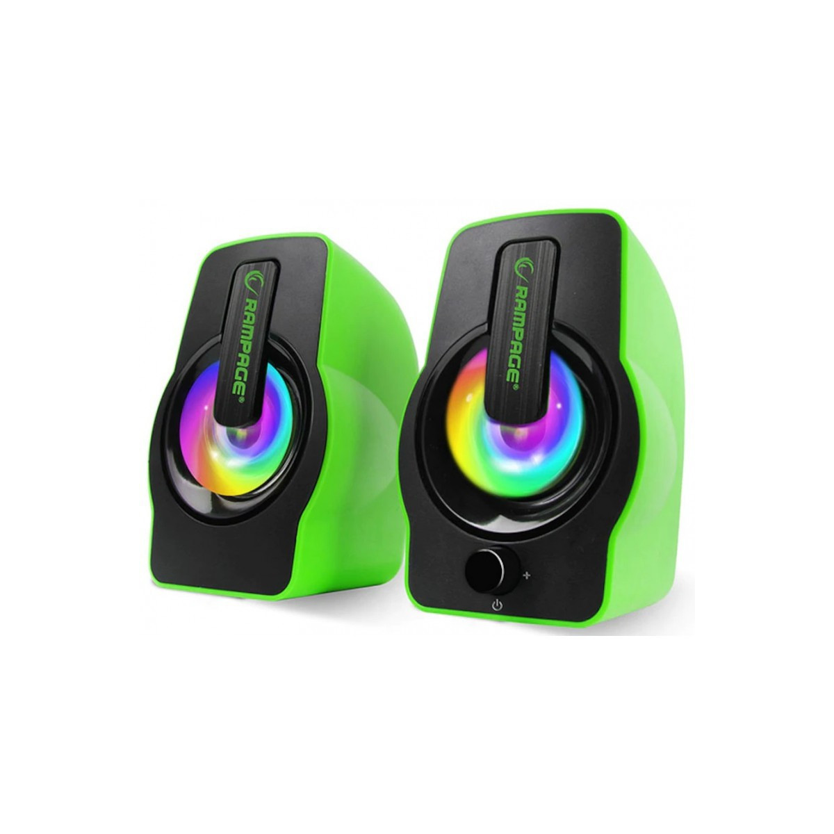 Haut Parleur USB Rampage 2.0 RMS-G7 / 6W / Vert