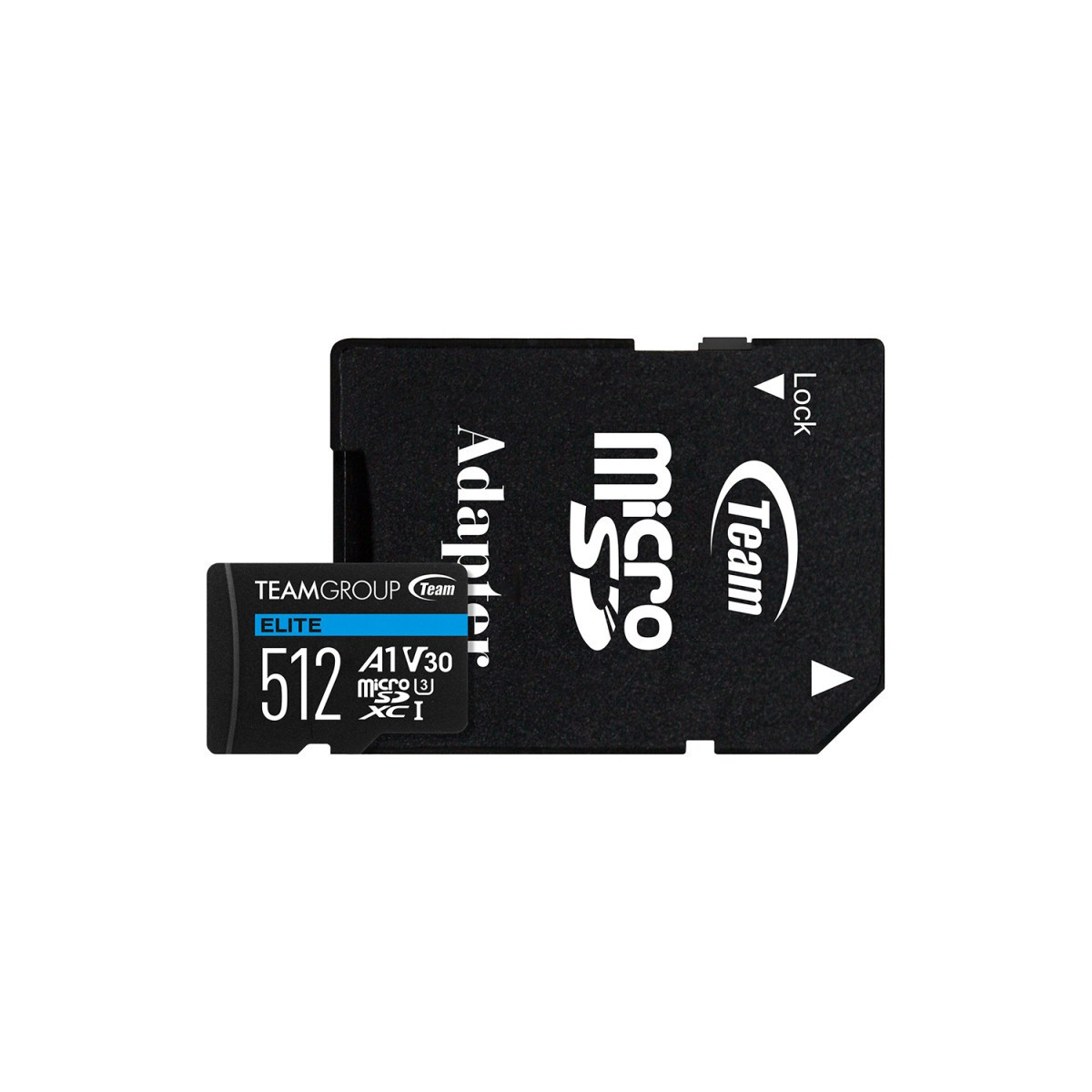 Carte mémoire TeamGroup ELITE Micro SDXC UHS-I U3 V30 A1 / 512 Go