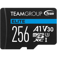 Carte mémoire TeamGroup Elite Micro SDXC UHS-I A1 V30 / 256 Go