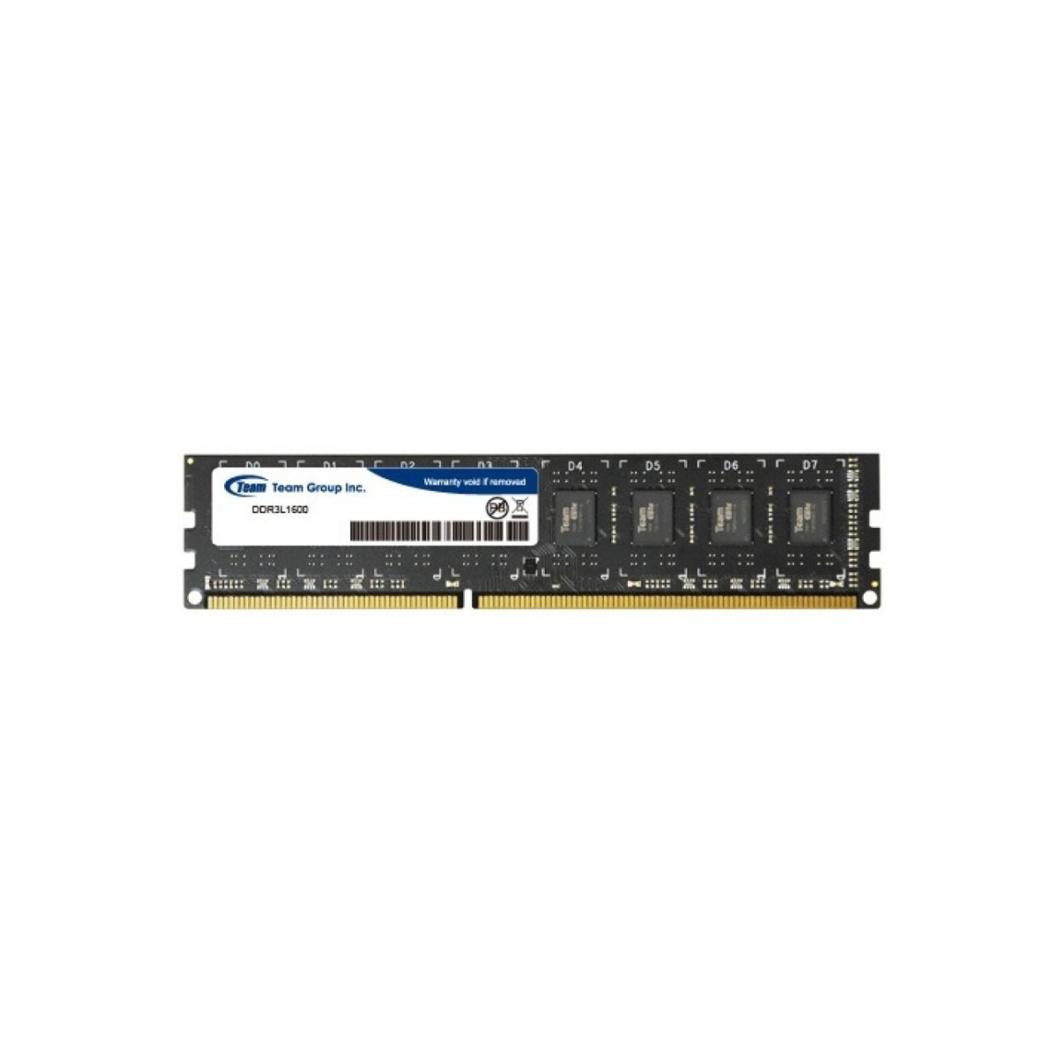 Barrette Mémoire Team Group 4 GB DDR3L 1600 Mhz