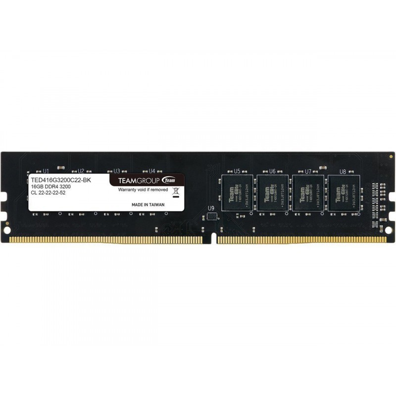 Barrette Mémoire Team Group 16 Go DDR4 / 3200 Mhz