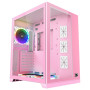 Boîtier Gamer Xigmatek Aquarius S Queen Moyen Tour Rose RGB