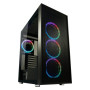 Boîtier Gamer LC-POWER Gaming 802B Black_Wanderer_X ATX Midi-Tour / Noir